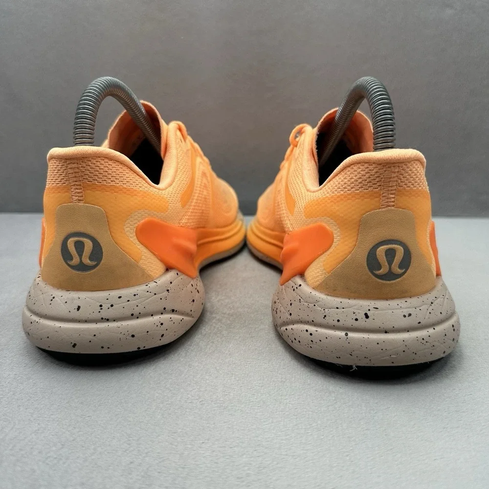 Womens Size 7.5 Lululemon Blissfeel Run 2 Shoes Flog Orange Athletic Running